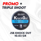 3 KALENG SLUG JSB KNOCK OUT 10,03gr