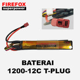 BATERAI AIRSOFT FIRE FOX 1200-12C T-PLUG