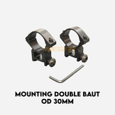 MOUNTING DOUBLE BAUT OD 30 ANGIN