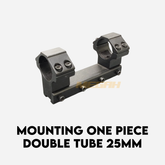 MOUNTING ONE PIECE DOUBLE TUBE 25MM RAIL ANGIN DAN API (MT525)