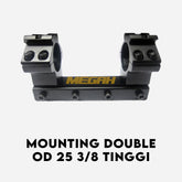 MOUNTING DOUBLE RAIL 11 ATAU 3/8 TINGGI (MT528)