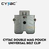 CYTAC UNIVERSAL DOUBLE MAG POUCH BLACK