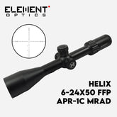 TELESKOP SENAPAN ANGIN ELEMENT OPTICS HELIX 6-24x50 FFP