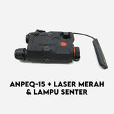 ANPEQ-15 + LASER MERAH DENGAN LAMPU SENTER (OG450)