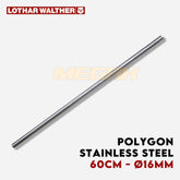 LARAS LOTHAR WALTHER POLYGON STAINLESS STEEL 60CM - Ø16MM