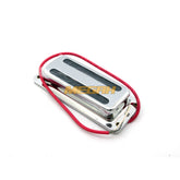 MINI HUMMBUCKER ALNICO BRIDGE/NECK - SILVER (AG756) - Megah Sport