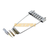TAILPIECE GUITAR 6 STRING NECK - CHROME (AG083) - Megah Sport