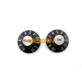 KNOB BLACK SILVER VOL.TONE (AG209) - Megah Sport