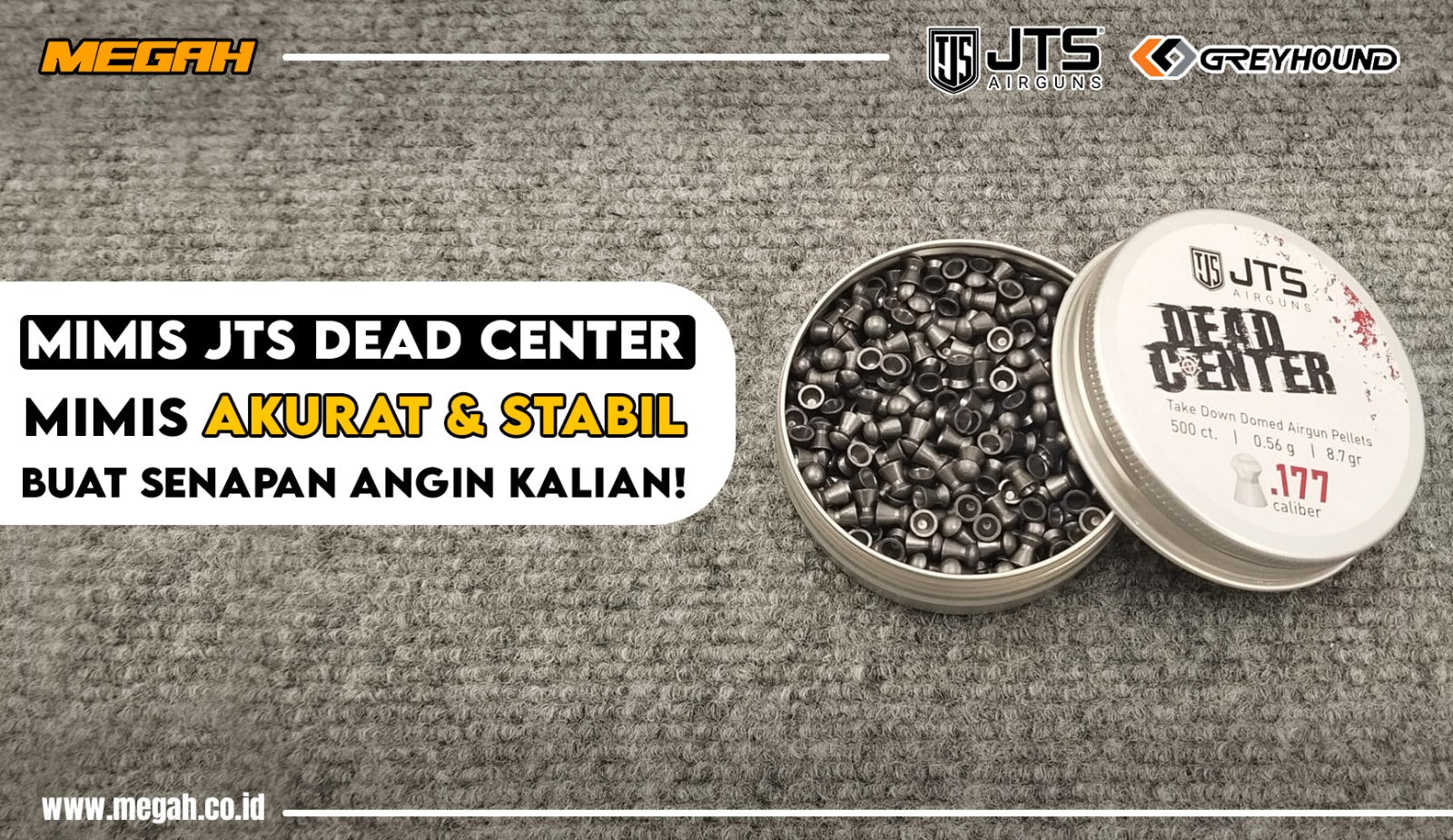 Mimis JTS Dead Center | Mimis Akurat & Stabil Buat Senapan Angin Kalian!