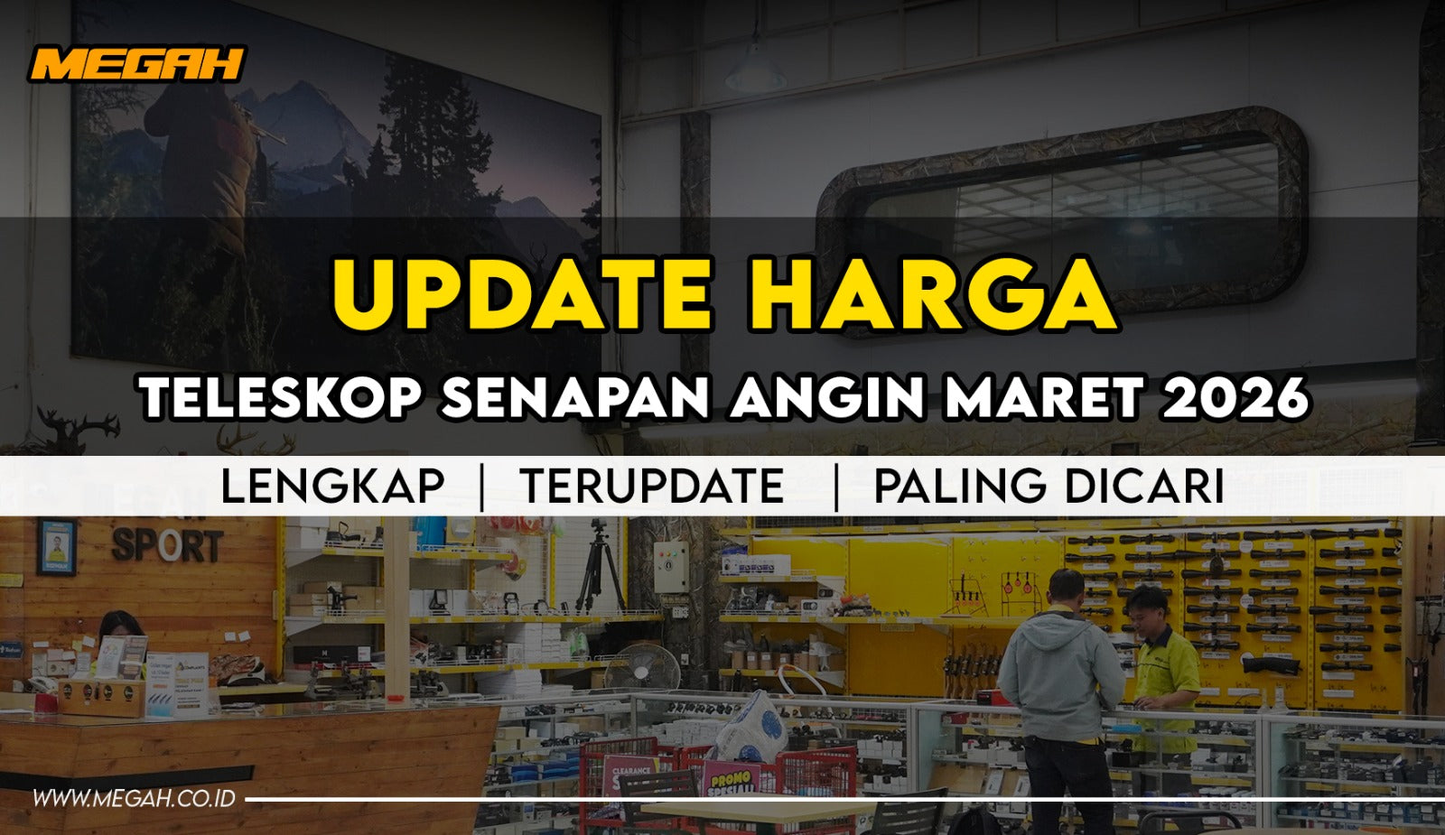 Daftar Harga Teleskop Senapan Angin Terbaru Maret 2026 – Lengkap, Terupdate & Paling Dicari