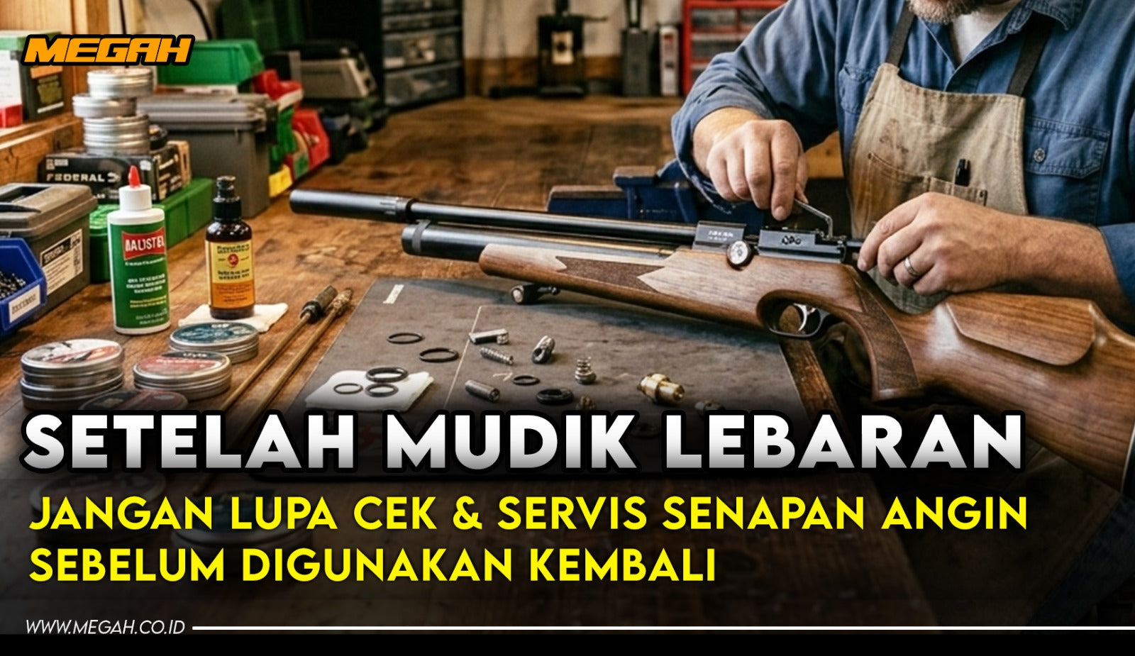 Setelah Mudik Lebaran: Jangan Lupa Cek & Servis Senapan Angin Sebelum Digunakan Kembali