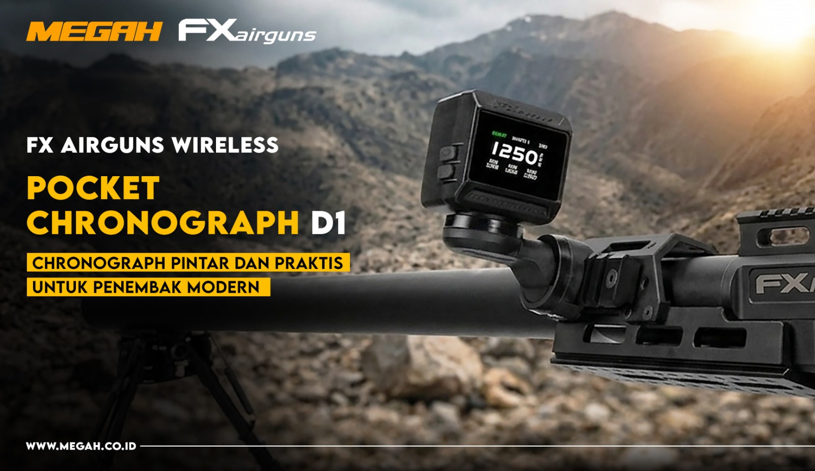 FX Airguns Wireless Pocket Chronograph D1: Chronograph Pintar dan Praktis untuk Penembak Modern