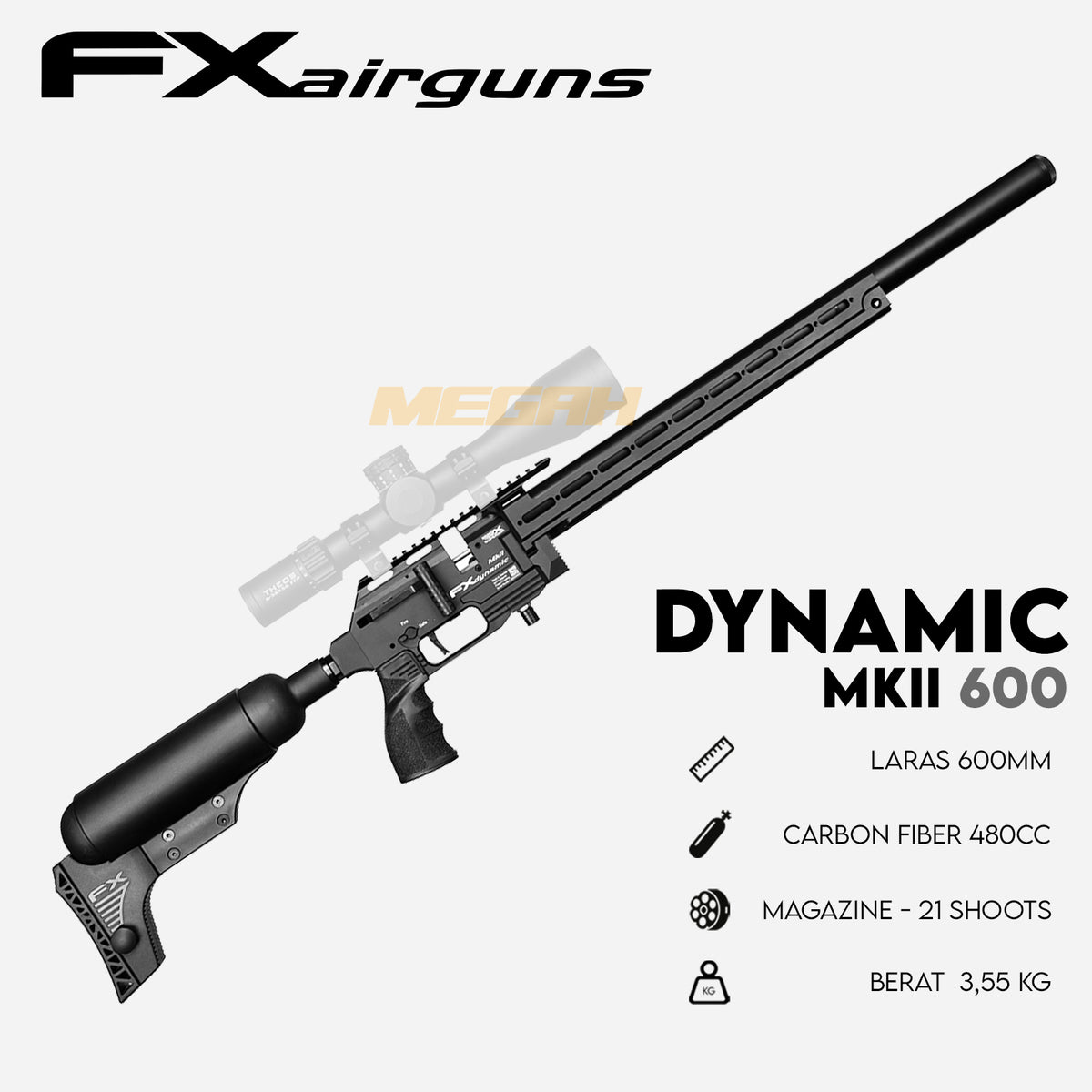 SENAPAN ANGIN FX AIRGUNS DYNAMIC MKII Gambar utama produk