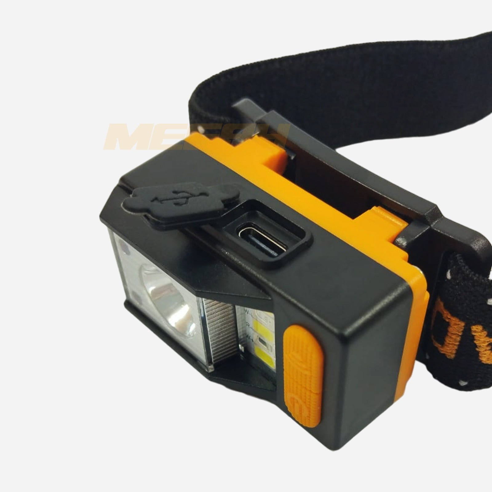 SENTER KEPALA HEADLAMP WATERPROOF USB LED Gambar sekunder produk