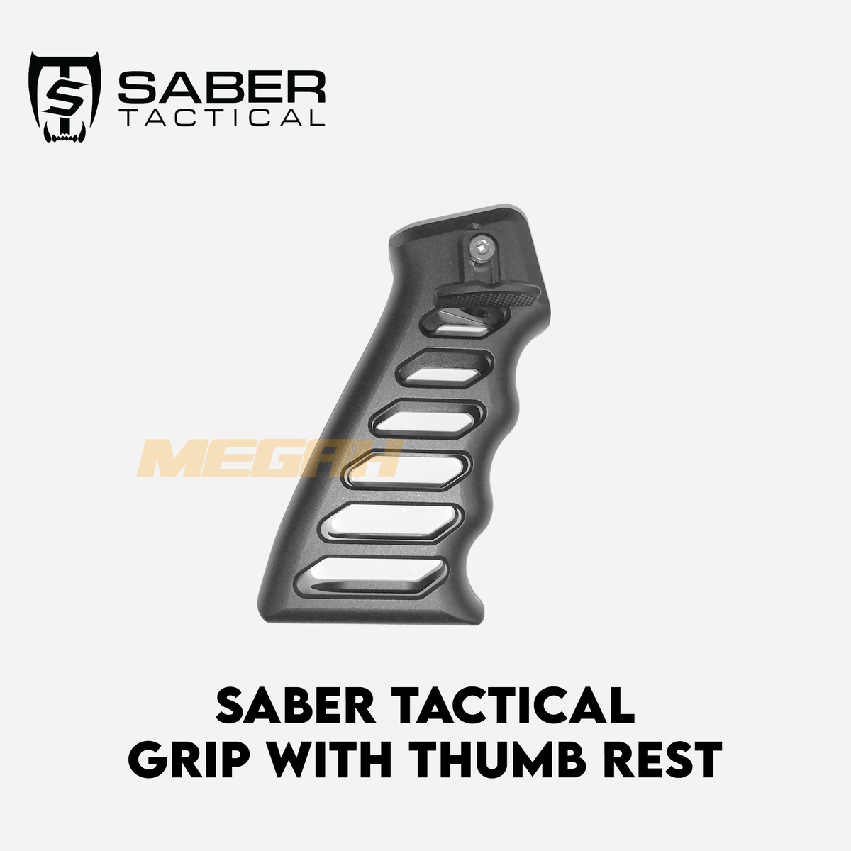 SABER TACTICAL AR STYLE GRIP WITH THUMB REST Gambar utama produk