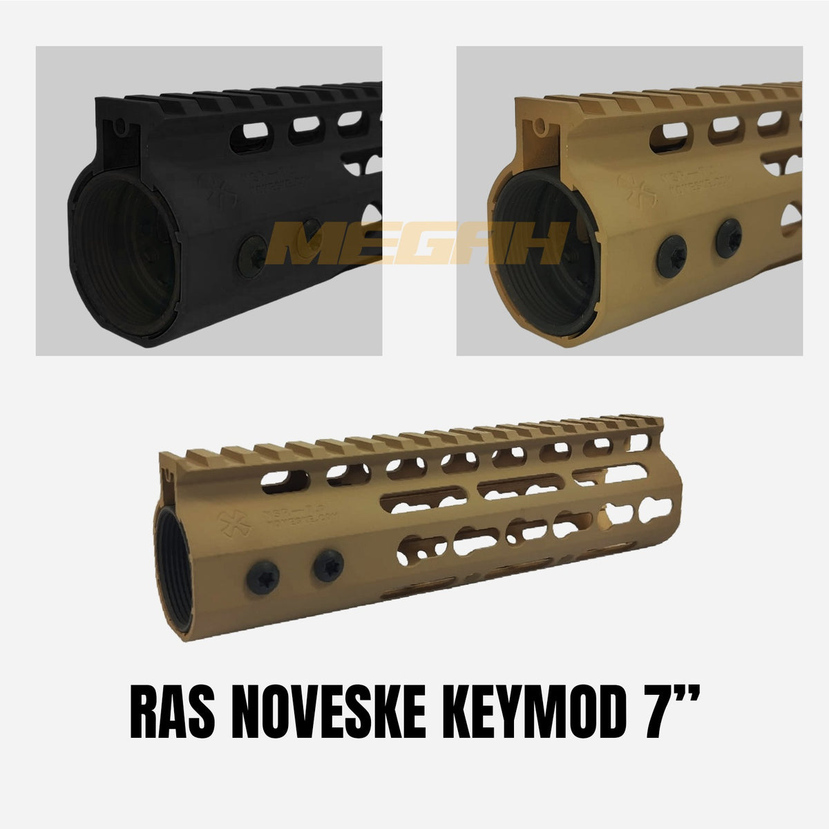 RIS NOVESKE KEYMOD 7" Gambar utama produk