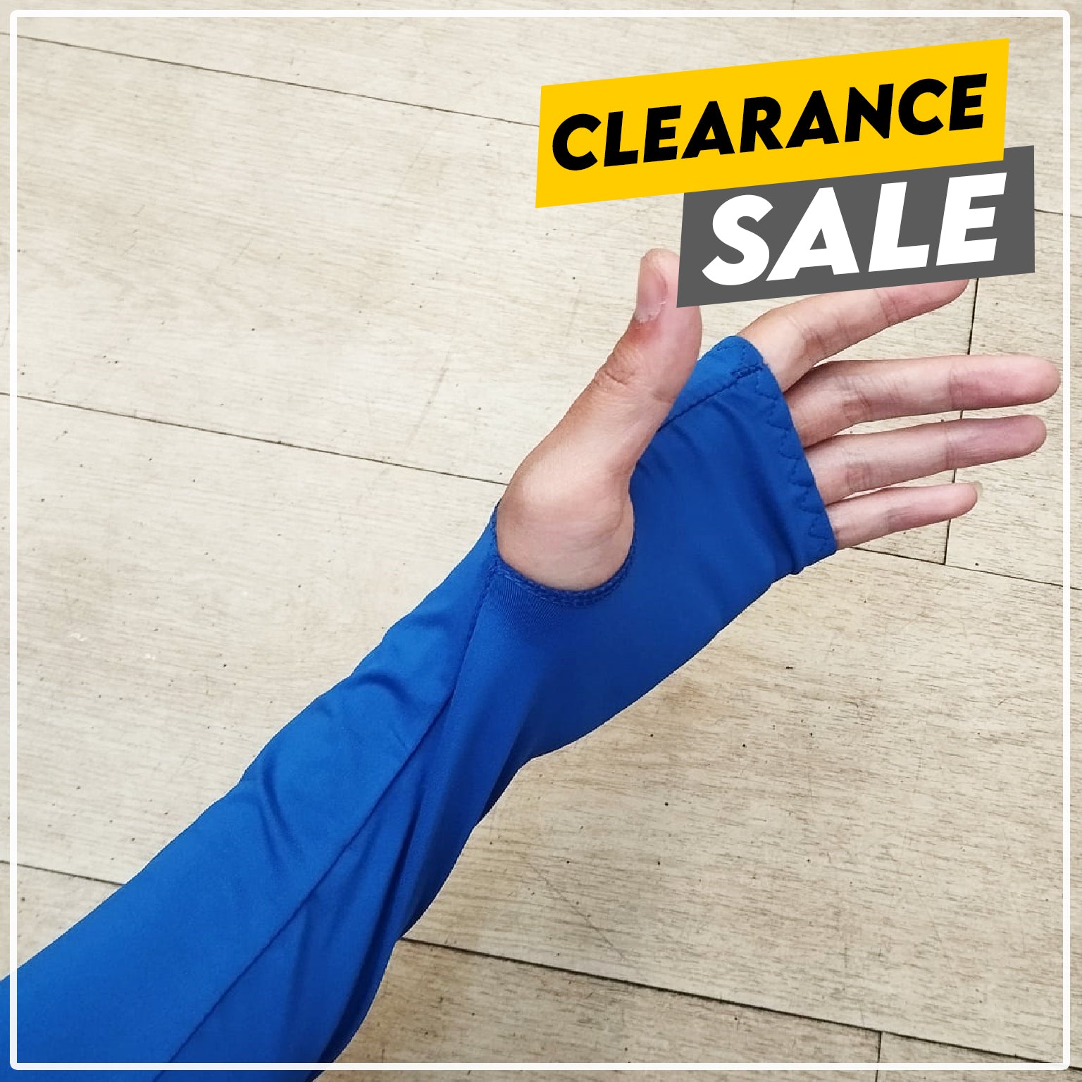 ARM SLEEVE THUMBHOLE LUBANG JARI ARM MANSET TANGAN Gambar sekunder produk