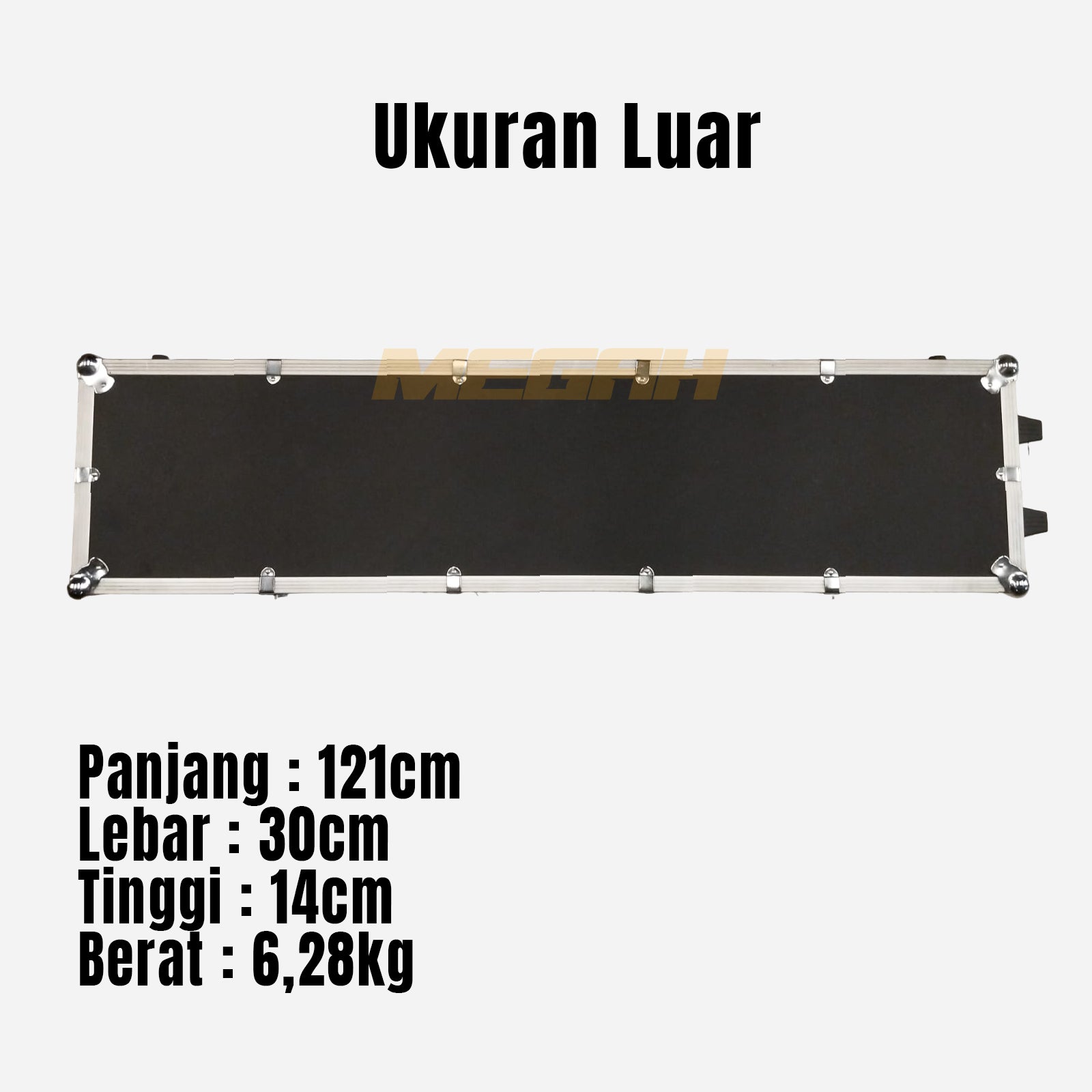 HARDCASE SENAPAN ANGIN ALUMINIUM 121x30x14 cm