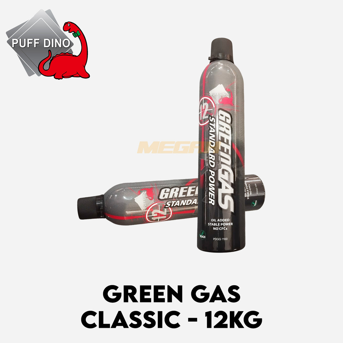 PUFFDINO GREEN GAS CLASSIC - 12KG IMPORT