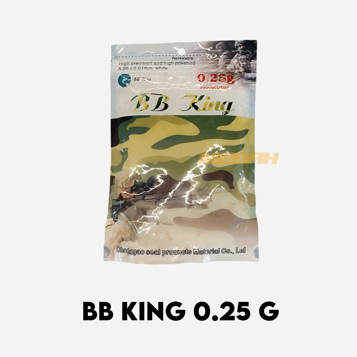 BB KING 6MM 3000PCS 0,25G
