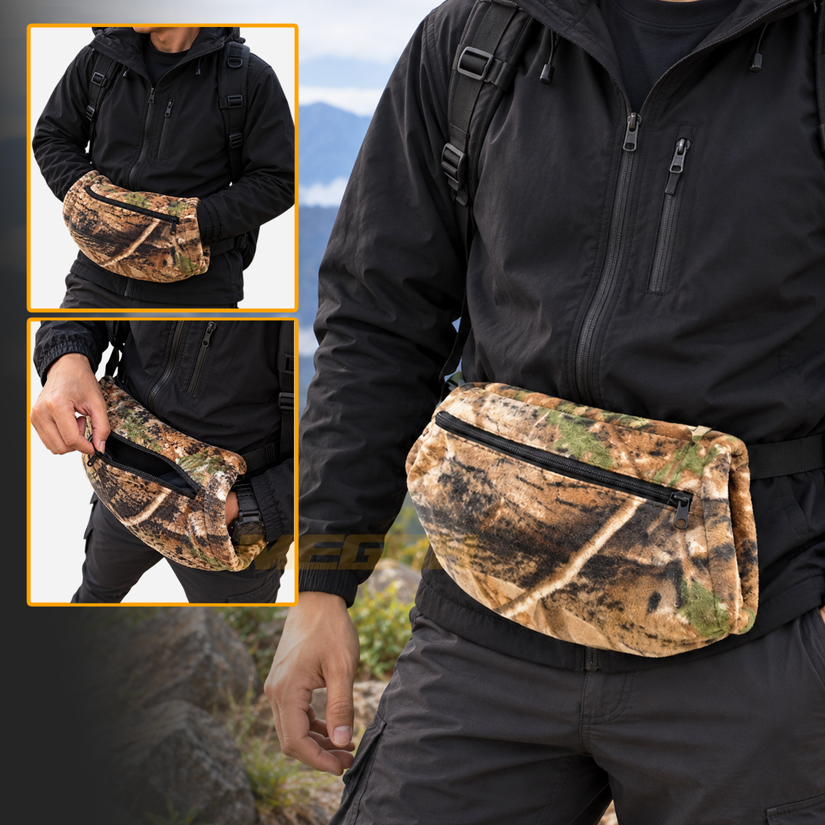 TAS SELEMPANG+HANDWARMER IMPORT REMINGTON (OG641)