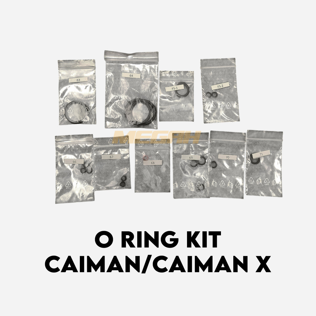 O RING KIT CAIMAN/CAIMAN X Gambar utama produk