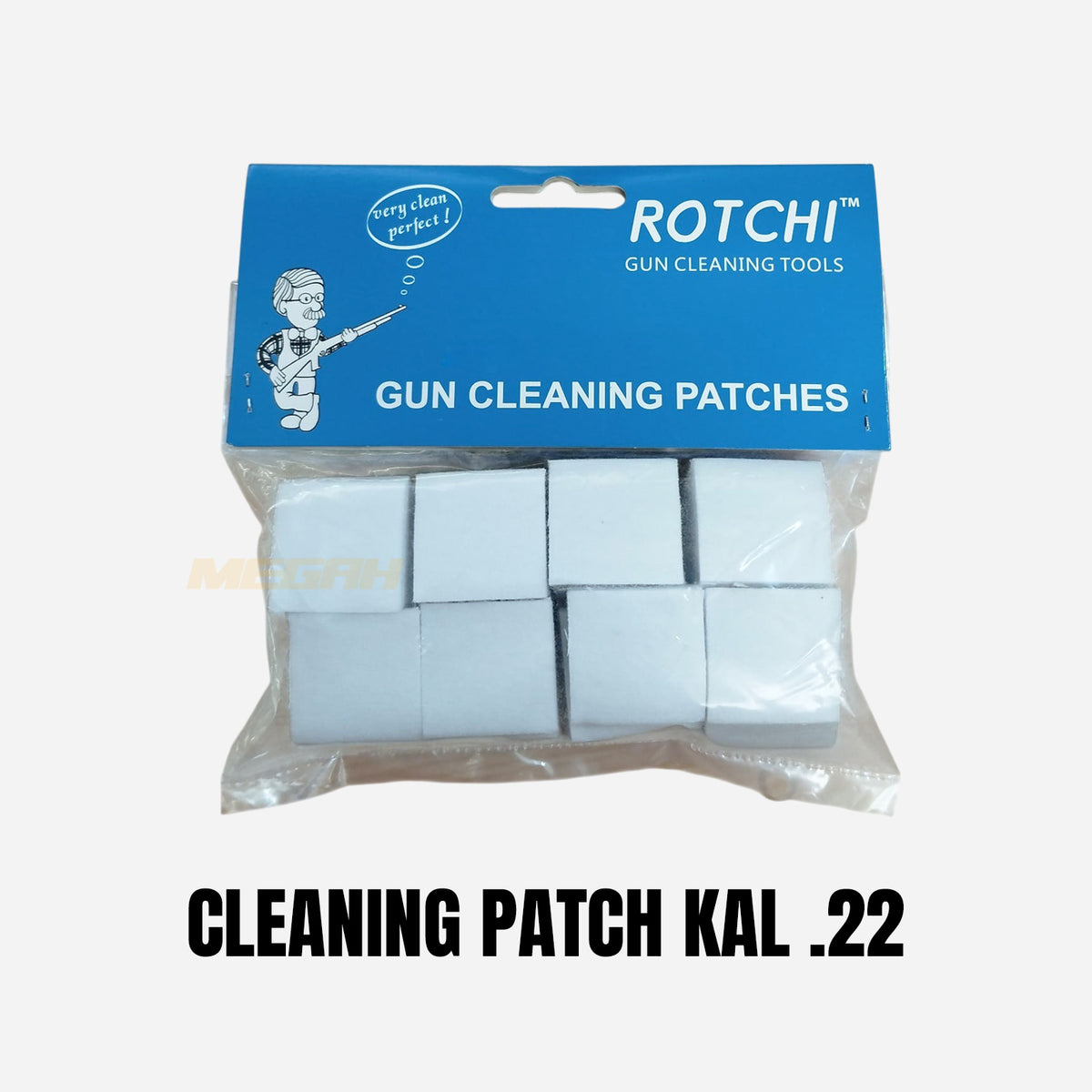 CLEANING PATCH KAL .22 (AS649)