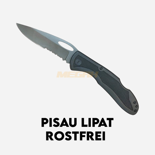 PISAU LIPAT ROSTFREI / PISAU OUTDOOR / PISAU SURVIVAL