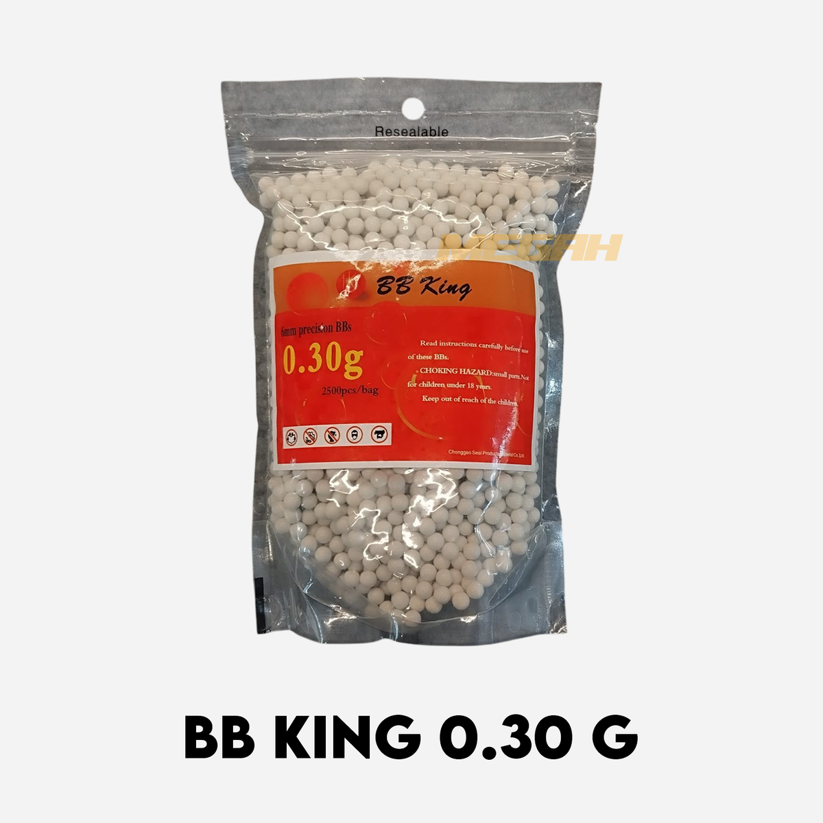 BB KING 6MM 2500 PCS 0,30g