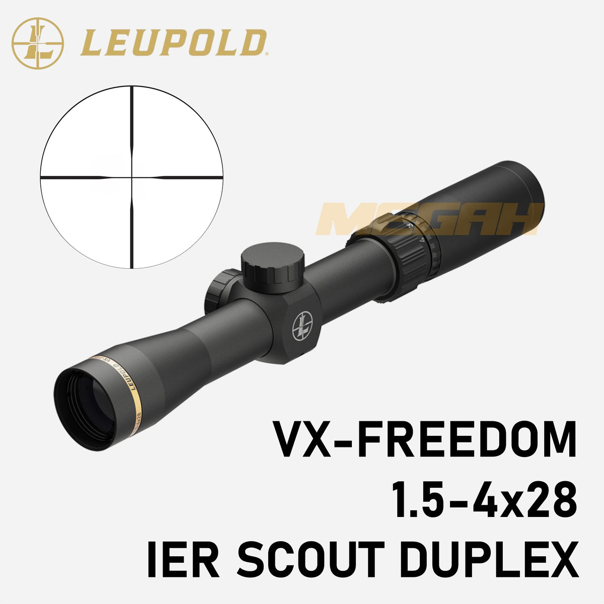 LEUPOLD VX-FREEDOM 1.5-4x28 IER SCOUT DUPLEX