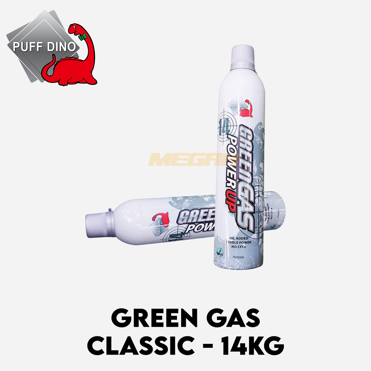 PUFFDINO GREEN GAS CLASSIC - 14KG