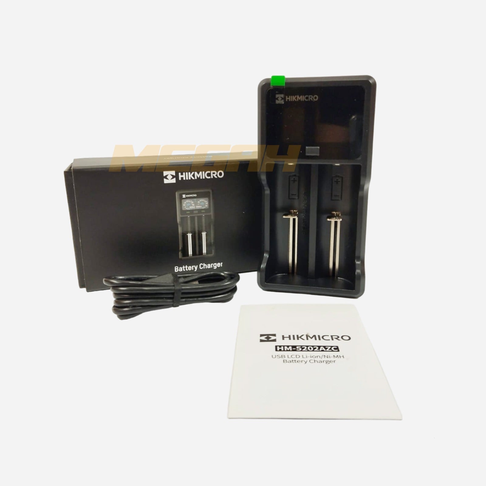 Baterai Charger HIKMICRO USB LCD 18650 Gambar sekunder produk