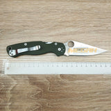 PISAU LIPAT SPYDERCO / PISAU OUTDOOR / PISAU SURVIVAL GREEN