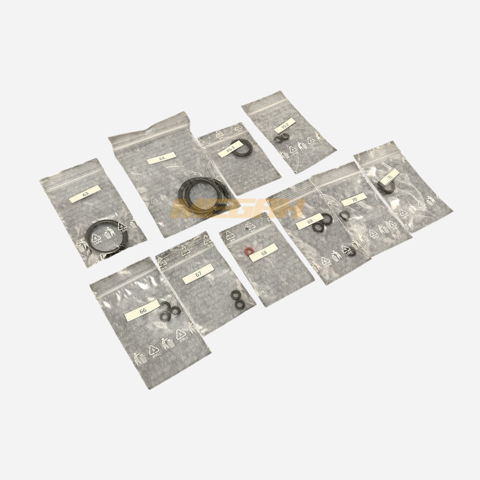 O RING KIT CAIMAN/CAIMAN X Gambar sekunder produk