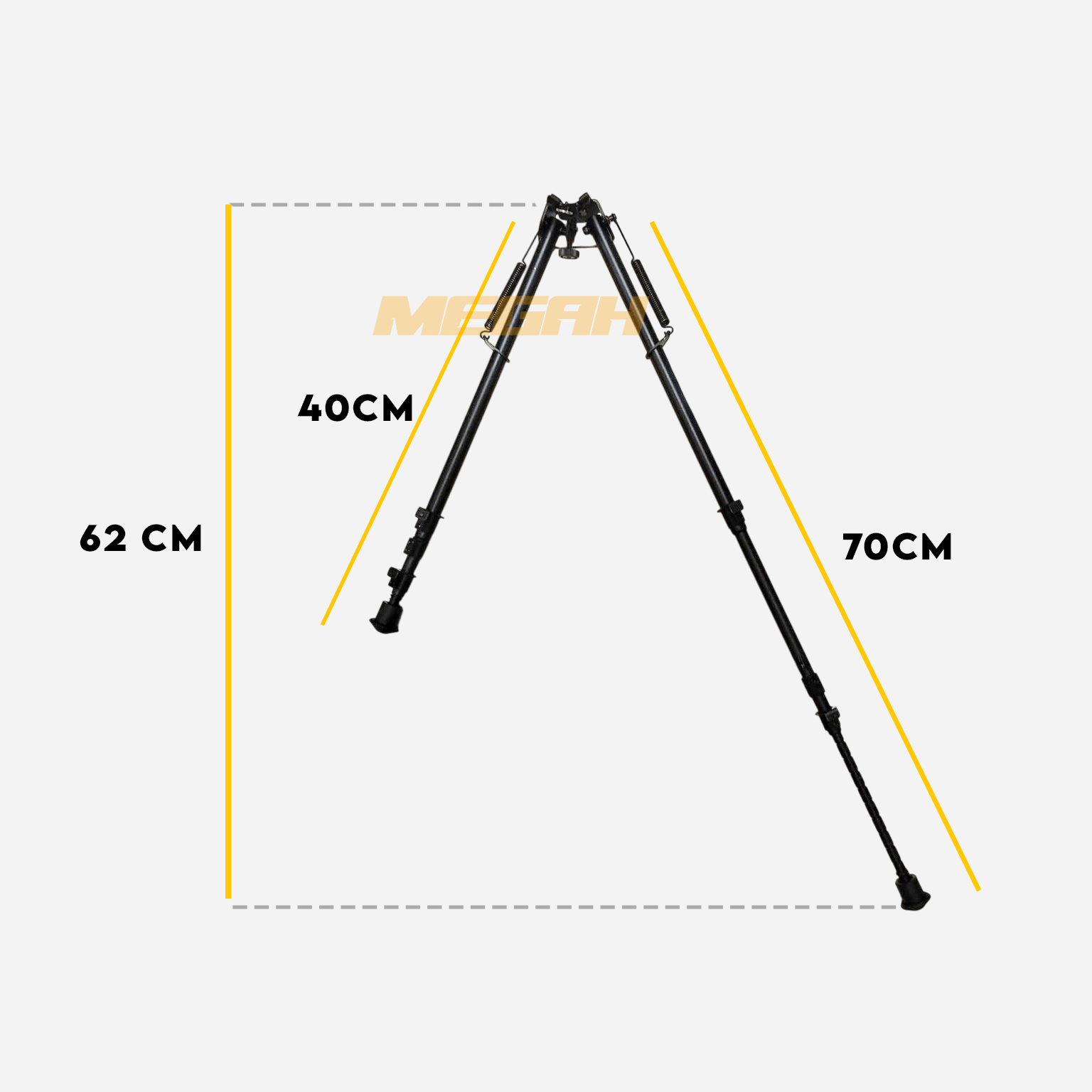 BIPOD HARIS 70 CM Gambar sekunder produk