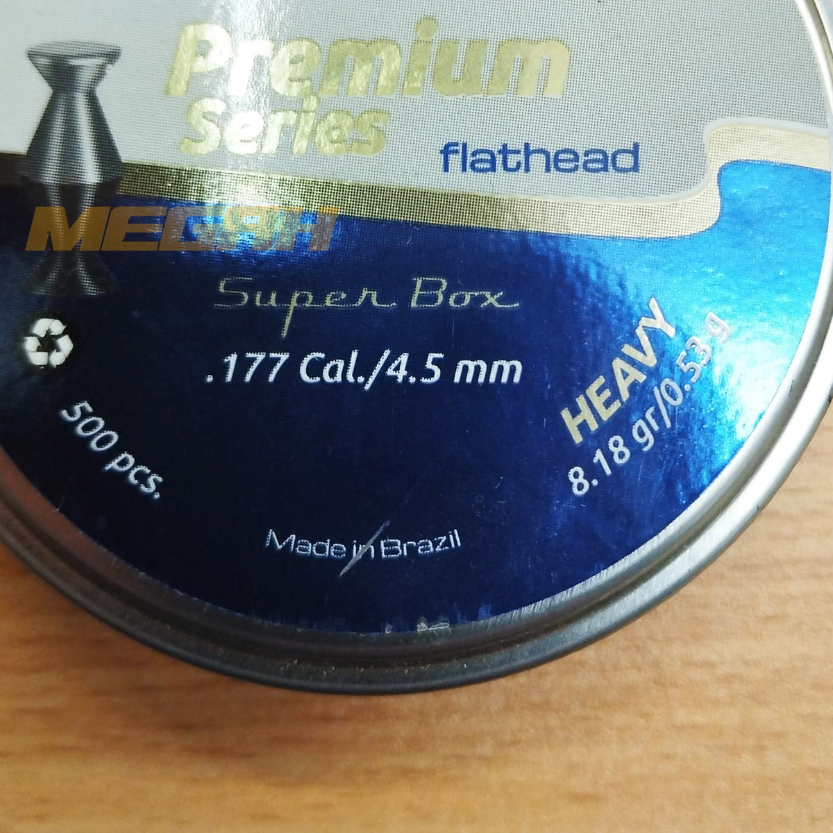 RIFLE PREMIUM FLAT 500PC 4.5MM