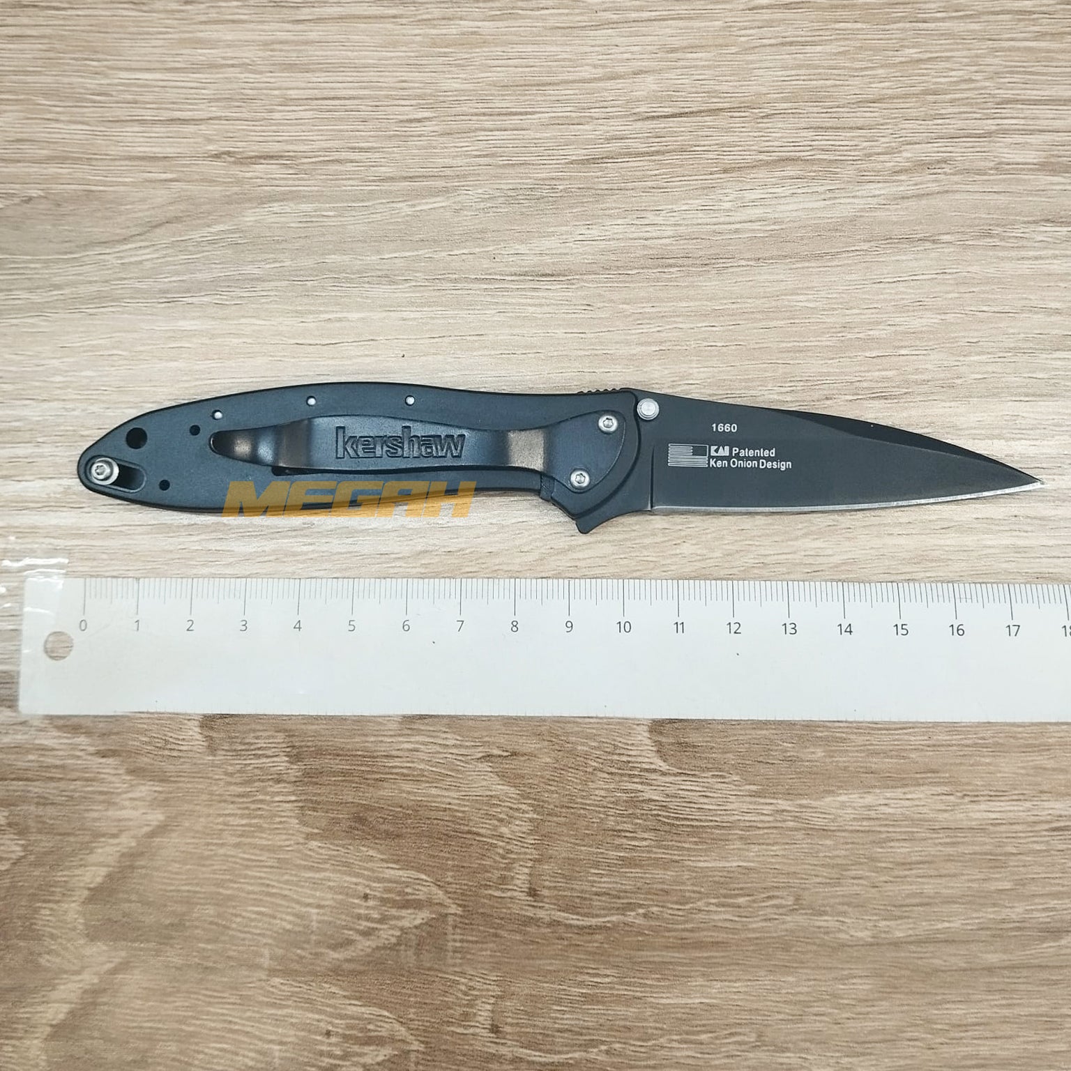 PISAU LIPAT KERSHAW LEEK BLACK