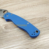 PISAU LIPAT SPYDERCO / PISAU OUTDOOR / PISAU SURVIVAL BLUE
