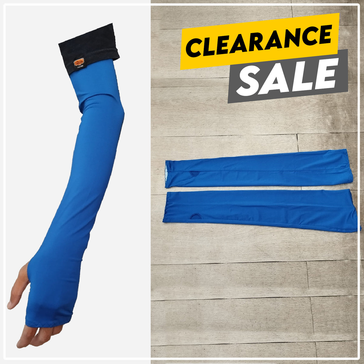ARM SLEEVE THUMBHOLE LUBANG JARI ARM MANSET TANGAN Gambar utama produk