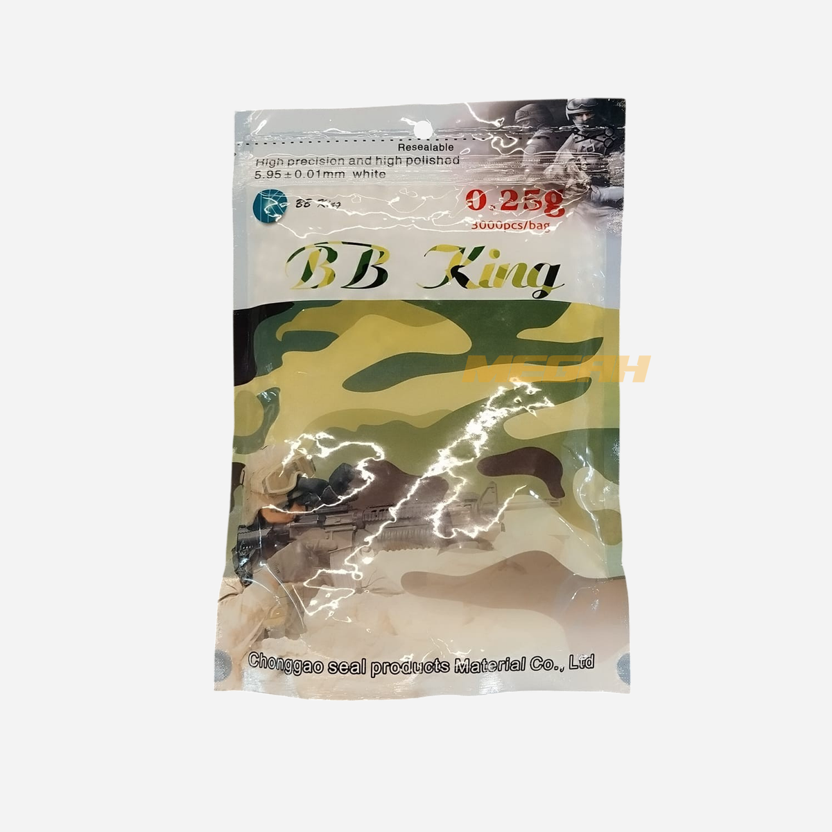 BB KING 6MM 3000PCS 0,25G