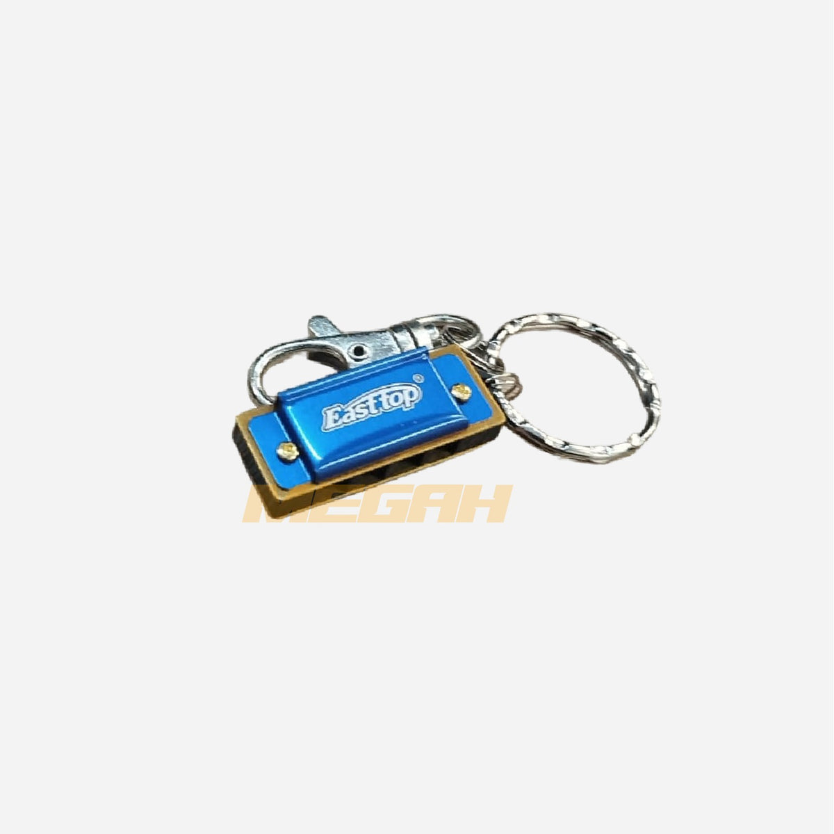 MINI HARMONICA EAST STOP 4 HOLES KEYCHAIN