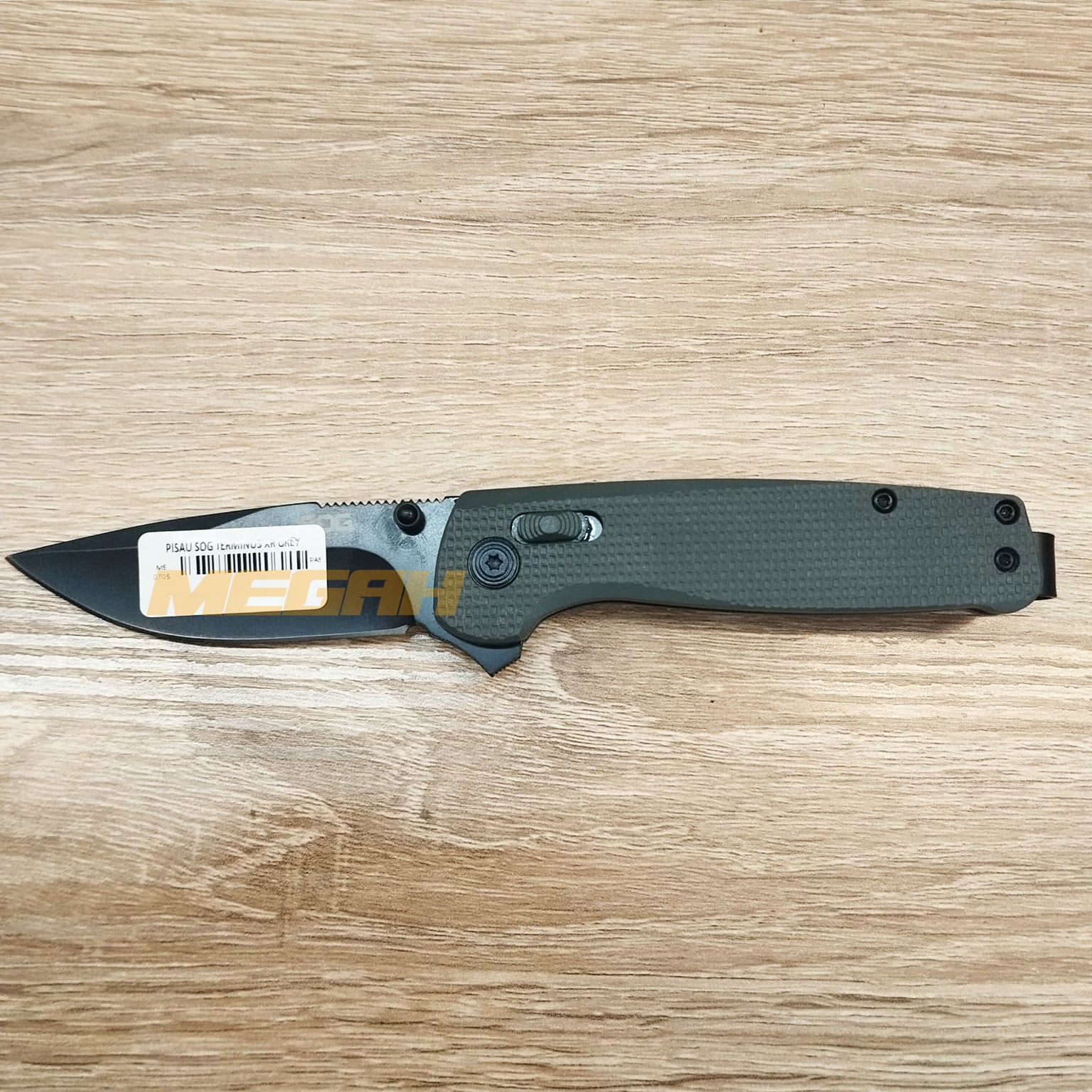 PISAU LIPAT SOG TERMINUS XR GREY | PISAU OUTDOOR/SURVIVAL