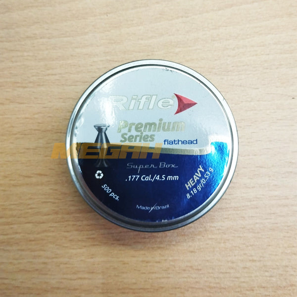RIFLE PREMIUM FLAT 500PC 4.5MM