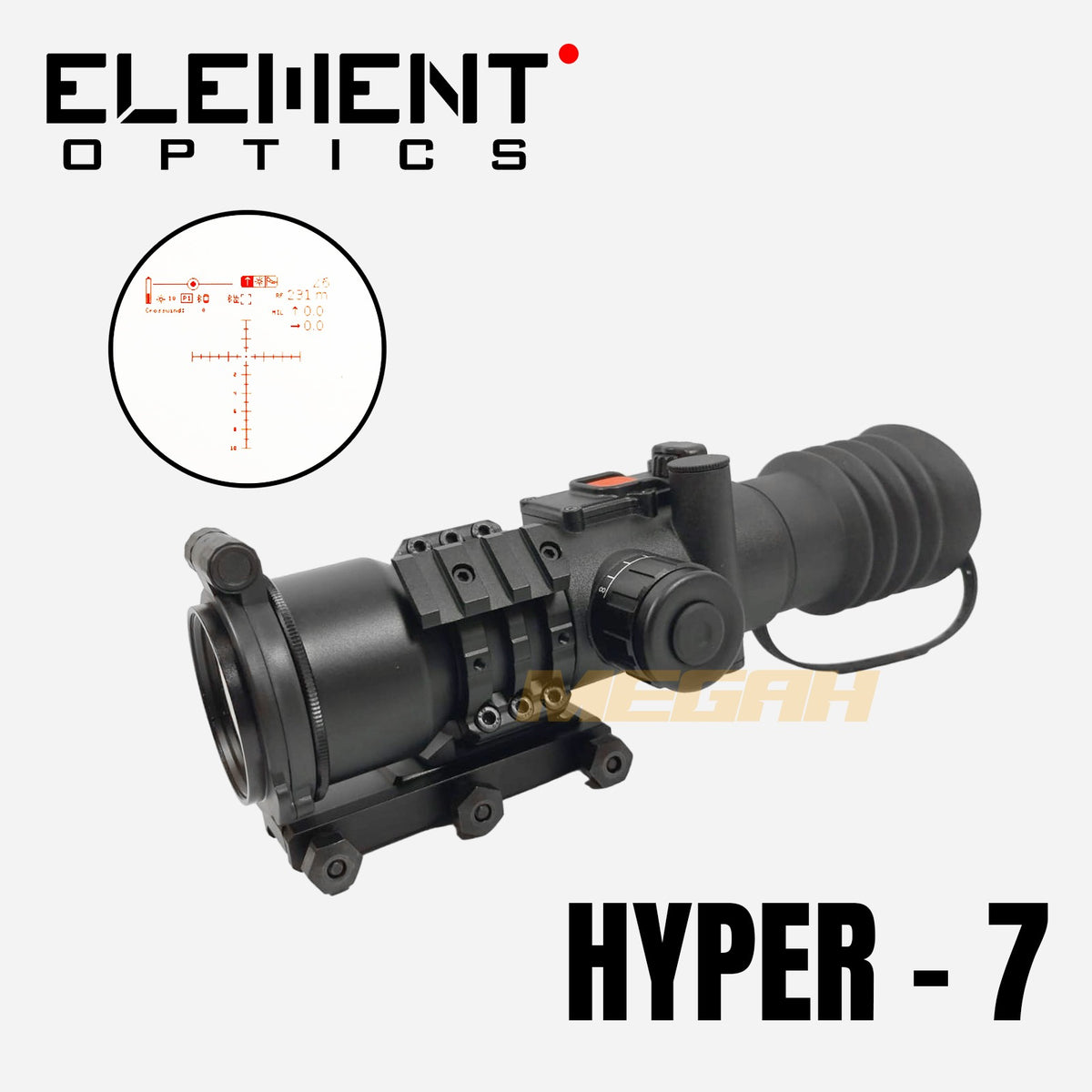 TELESKOP SENAPAN ANGIN ELEMENT OPTICS HYPER-7 Gambar utama produk