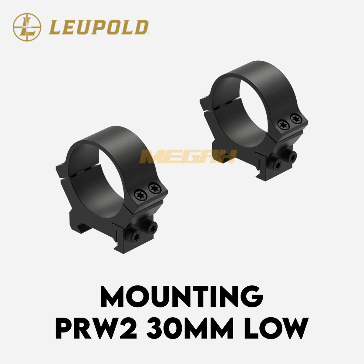 MOUNTING LEUPOLD PRW2 30mm LOW MATTE Gambar utama produk