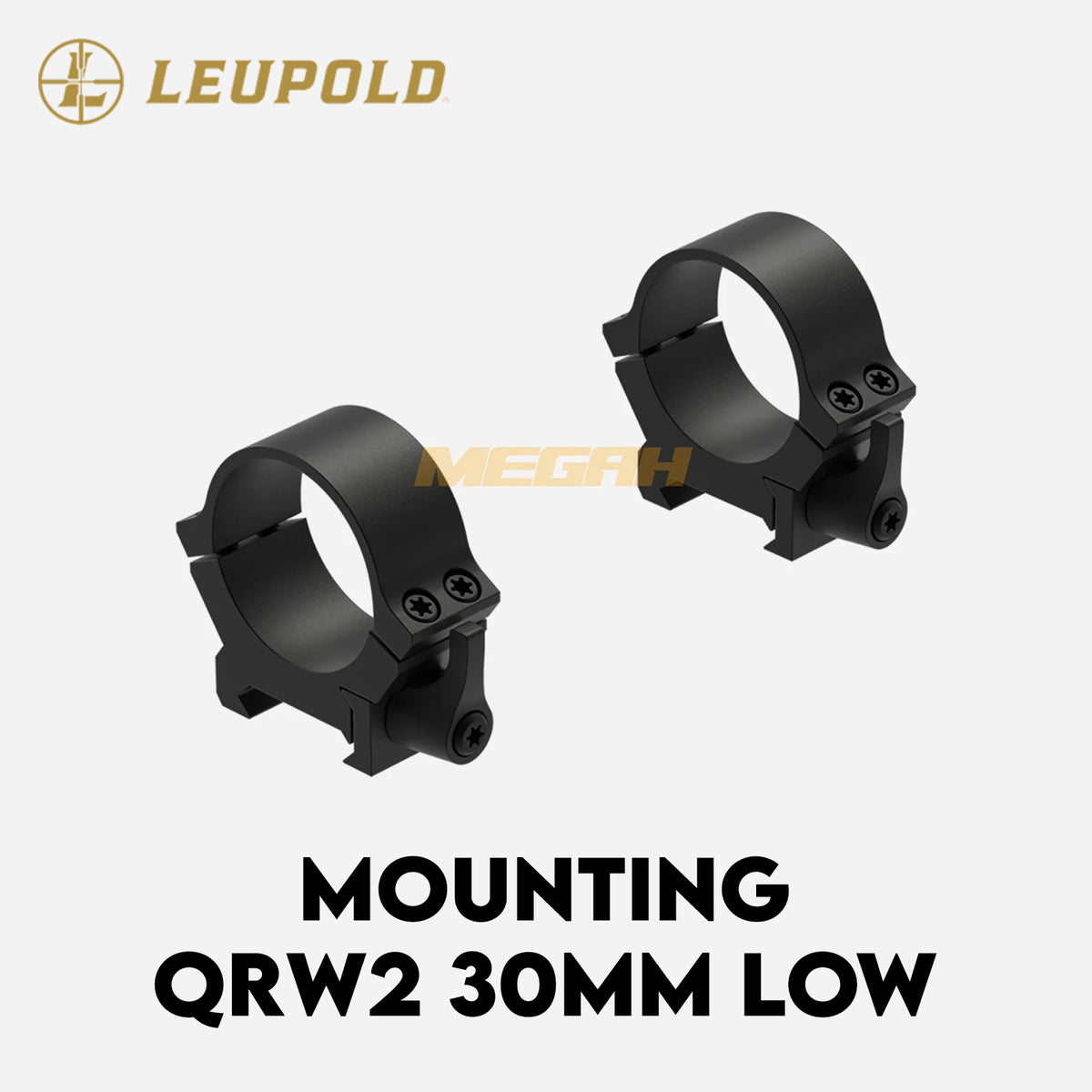 MOUNTING LEUPOLD QRW2 30mm LOW MATTE Gambar utama produk
