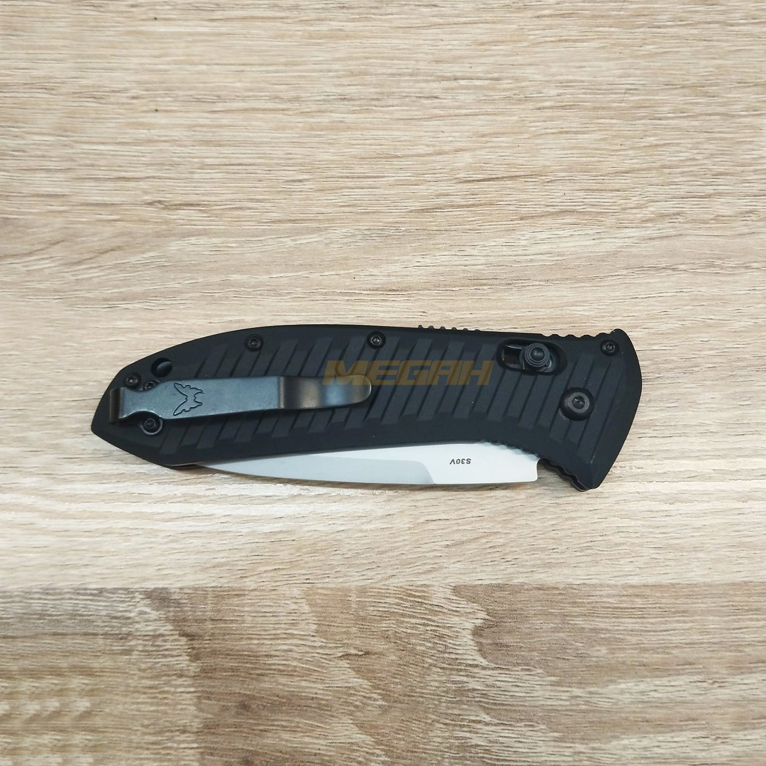 PISAU LIPAT BENCHMADE AUTOMATIC PRESIDIO BLACK