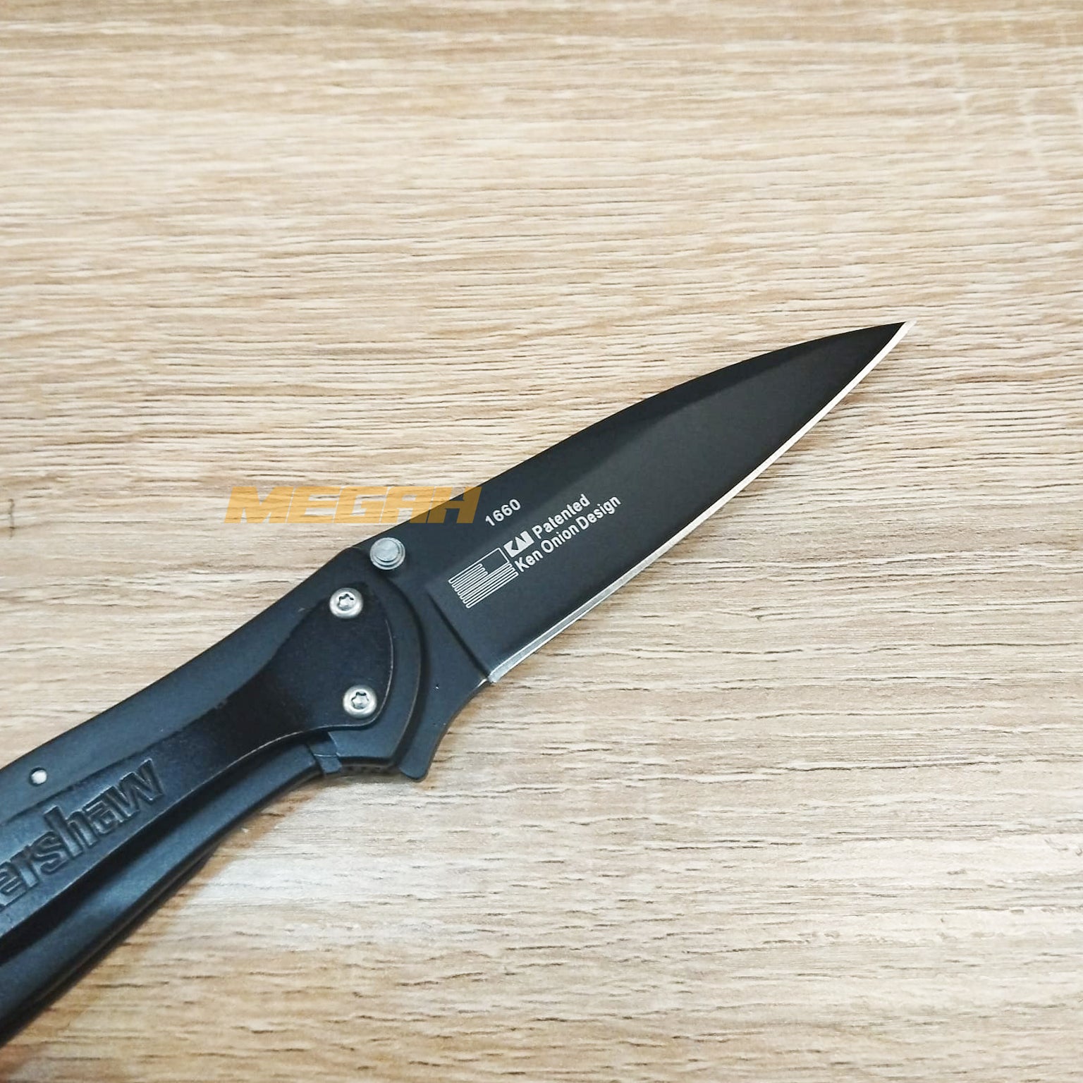 PISAU LIPAT KERSHAW LEEK BLACK