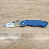 PISAU LIPAT SPYDERCO / PISAU OUTDOOR / PISAU SURVIVAL BLUE