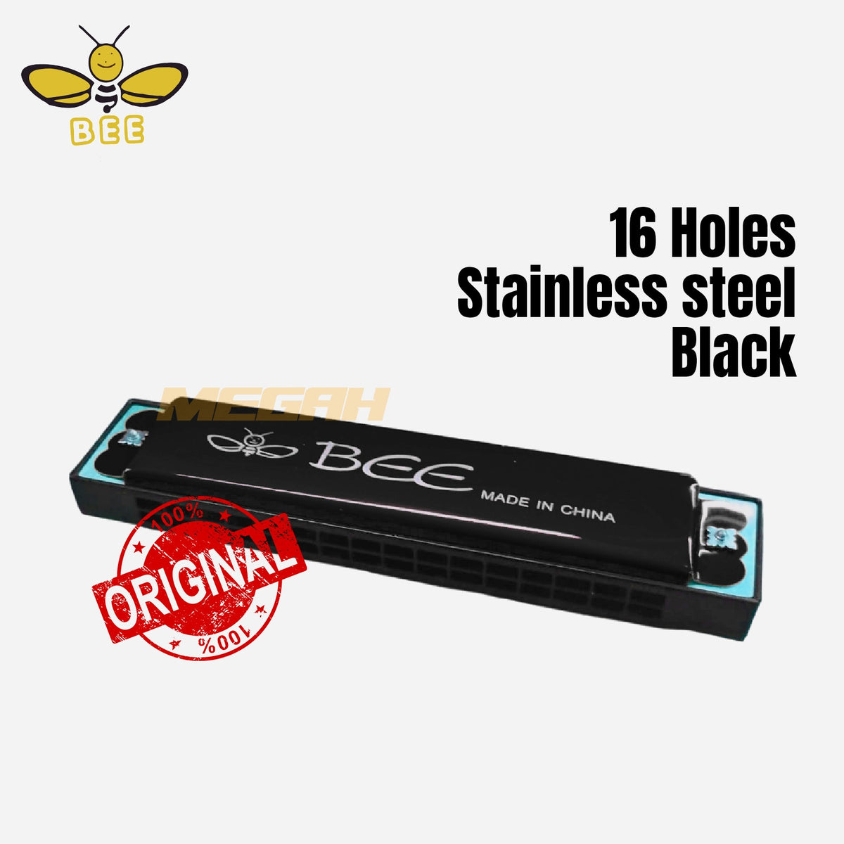 HARMONIKA BEE 16 LUBANG KEY C Gambar utama produk